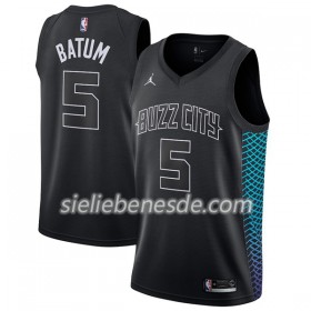 Herren NBA Charlotte Hornet Trikots Nicolas Batum 5 Jordan Brand City Edition Swingman